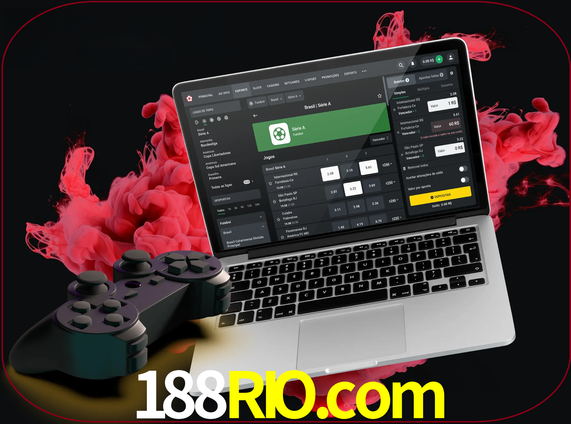 Visite a secção especial de jogos de vídeo em 188rio para descobrir em que jogos pode apostar e ganhar muito dinheiro.